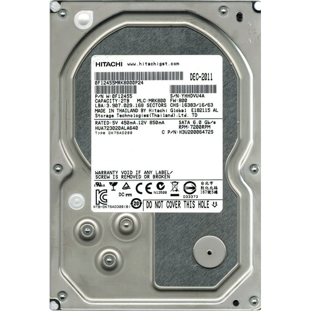 Toshiba Hitachi 2TB